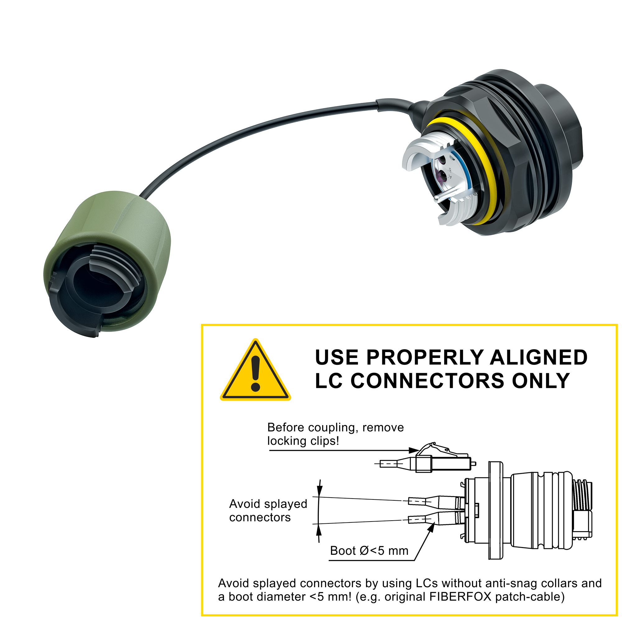 NO4M4JW-FG FIBERFOX EBC25 4CH Chassis open cap